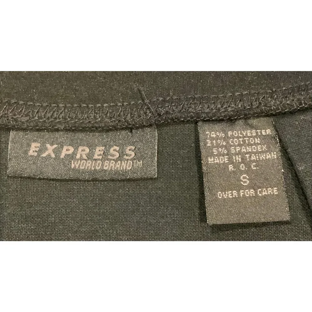 Express Y2K black mini skirt size small